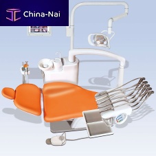 Dental unit with electro-mechanical chair P6with monitorwith delivery systemwith light