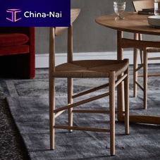 Contemporary chair DRAWNindoorsolid woodrope