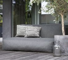 Contemporary sofa C-1 : LOUNGEoutdoorfabricbrown