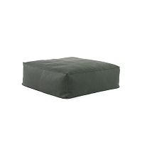 Contemporary ottoman SOFT GRANDE leathersquareindoor