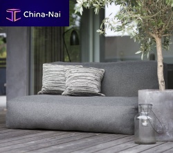 Contemporary sofa C-1 : LOUNGEoutdoorfabricbrown
