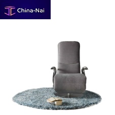 Modern armchair MILAleatherfabricelectric