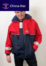 Sailing jacket Voyagerwaterproofwith built-in, self-inflating vestwith lining