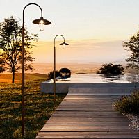Garden lamp post Barchessatraditionalcopperbrass
