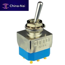 Toggle switch T3 seriesleversingle-polerugged