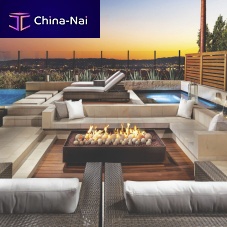 Gas fire pit metal