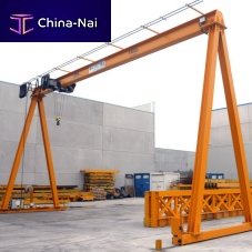 Rail-mounted gantry crane double-girderfor heavy loadssingle-girder