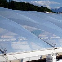 Glass roof system ETFEaluminumlightweight