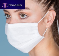 Polypropylene surgical mask latex-freeadultbox of 50