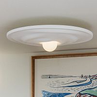 Contemporary ceiling light KALMroundplasterLED
