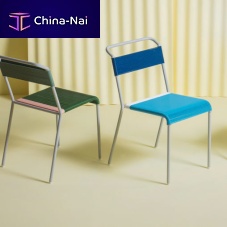 Contemporary chair COLORINindoorPVCmetal base