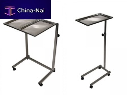 Metal instrument table