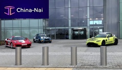 Fixed bollard PAS68 for airport