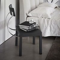 Minimalist design chair FOLLIAindoorstainless steelstainless steel base