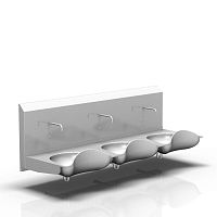 3-station surgical sink 2-095-3stainless steel