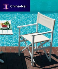 Contemporary chair DIRECTOR'Soutdoorindoorfabric