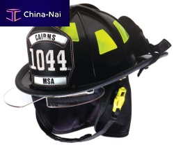 EN16473 helmet Cairns® 1044 blackwith safety glasses