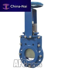 Knife gate valve manualfor controlfor sludge