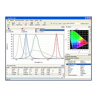 Spectrum analysis software SpecWin Lightmeasurementquality controllaboratory