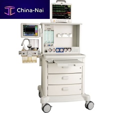 Trolley-mounted anesthesia workstation Astra 3iwith respiratory monitoringwith temperature control