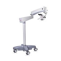 Dental surgery microscope SOM© 4dent 100dental examination microscopeon casters