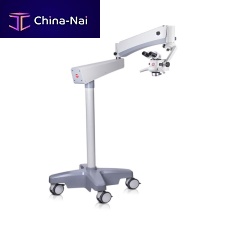 Dental surgery microscope SOM© 4dent 100dental examination microscopeon casters