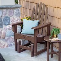 Contemporary armchair Cape Cod Glidercompositewith footrestrecyclable