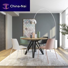Contemporary chair FLEXAoutdoorpolypropylenemetal base