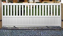 Sliding gate PC01aluminumwith barspanel