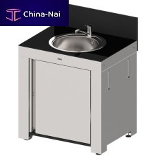 Stainless steel kitchen sink cabinet MODULOwith legsfor gardenhome