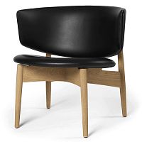 Contemporary lounge chair Hermanleatherwoodencustom