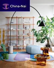 Floor-standing lamp Ozzlacquered metalconcretecontemporary