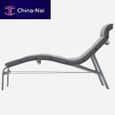 Contemporary chaise longue LONGFRAME SOFT / 414fabricleathersynthetic leather