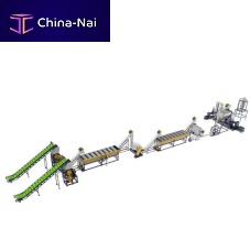 PET recycling unit for PEplasticbag