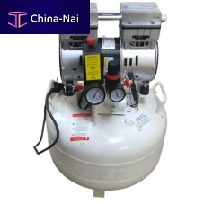 Dental air compressor oil-freesilent