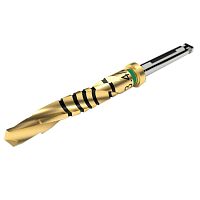 Dental implantology drill bit Drvasurgicalgoldcutting