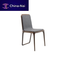 Contemporary chair OTTO indoorfabricAmerican walnut