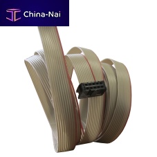 Flat electrical cable datainsulatedmulti-strand