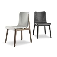 Contemporary chair BABETTEindoorfabricleather