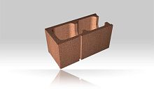 Concrete formwork block BISO-SHELLfor load-bearing walls