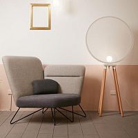 Contemporary armchair Soledad fabricmetalcushion