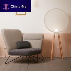 Contemporary armchair Soledad fabricmetalcushion