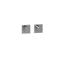 Double-handle shower mixer tap E180181wall-mountedthermostaticmetal