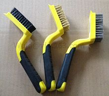 Weld cleaning brush copperhandheld