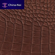 Natural upholstery leather EMOTION - LINEpatterned