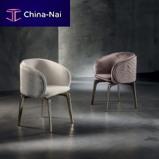 Contemporary chair BLOSSOMindoorfabricleather