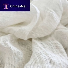Plain sheer curtain fabric EDEN linenhempwashable
