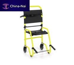 Folding patient transfer chair S-127for people with reduced mobility
