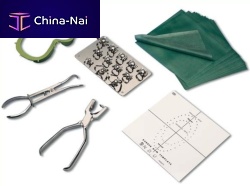 Dental restoration instrument kit Fit®rubber dam