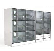 Cat veterinary cage Sealwise WCBmodularstainless steel